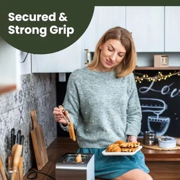 Toaster Tongs with Magnet | Safe Kitchen Utensils for Toast