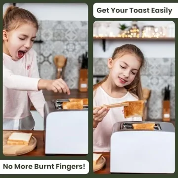 Toaster Tongs with Magnet | Safe Kitchen Utensils for Toast