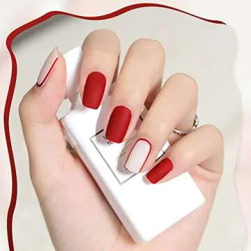 GAOY Ruby Red Gel Nail Polish, 16ml Soak Off UV Light Cure Gel Polish for Nail Art DIY Manicure at Home, Color 1154