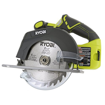 Ryobi P507 One+ 18V Lithium Ion Cordless 6 1/2 Inch 4,700 RPM Circular Saw w/ Blade (Battery Not Inc...