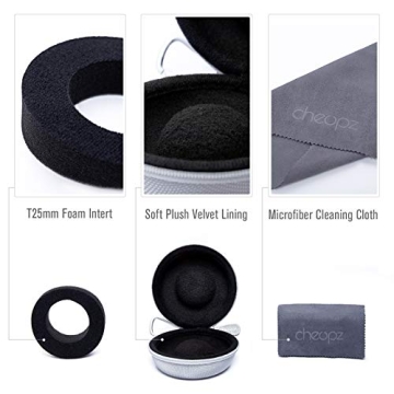 Cheopz Silver Travel Watch Case for Luxury Watches Up to 50mm