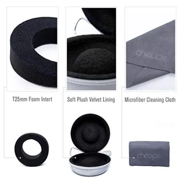 Cheopz Silver Travel Watch Case for Luxury Watches Up to 50mm