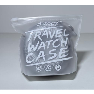 Cheopz Silver Travel Watch Case for Luxury Watches Up to 50mm