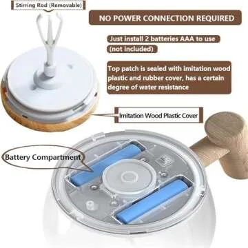 Crmanedy Self Stirring Mug for Effortless Beverages