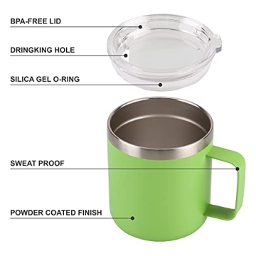 TAHOE TRAILS 12 oz Insulated Stainless Steel Coffee Mug