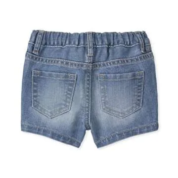 Children's Place Toddler Denim Shortie Shorts 5T Pack of 2
