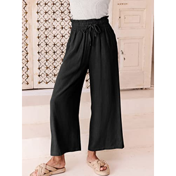 ANRABESS Women Linen Pants Stylish Comfort for Summer