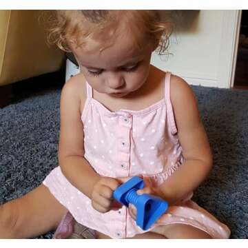 Skoolzy Plastic Nuts and Bolts 24 Piece - Kids Nuts and Bolts - Toddler Engineering Toys for 1-3 - Screw Toys for Toddlers with ebook Included