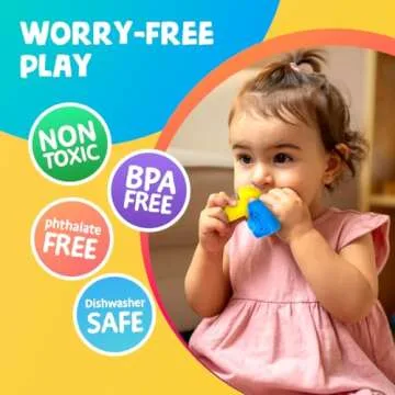 Skoolzy 24 Piece Nuts and Bolts Educational Toy Set