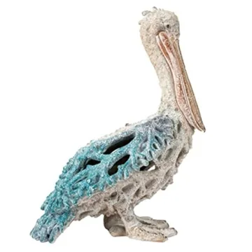 Corner Merchant Pelican Statue Coastal Decor 13 3/4 Inches