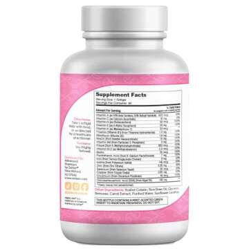 Zahler Mighty Mini Prenatal Vitamins with DHA & Folate - Easy to Swallow, 90 Softgels