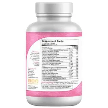 Zahler Mighty Mini Prenatal Vitamins with DHA & Folate - Easy to Swallow, 90 Softgels