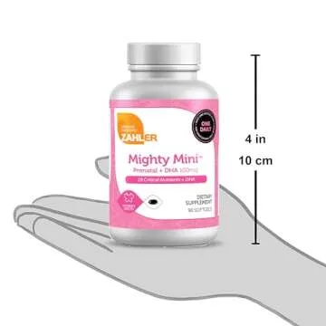 Zahler Mighty Mini Prenatal Vitamin - 19 Essential Vitamins