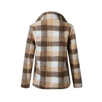 Angashion Women's Cozy Fleece Pullover Sweatshirt