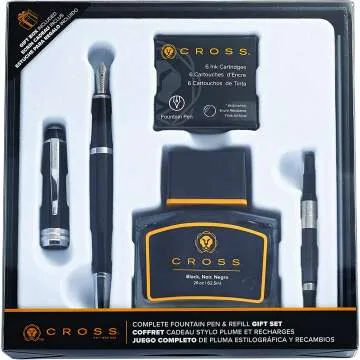 Cross Bailey Lacquer Fountain Pen Set - Elegant Designs