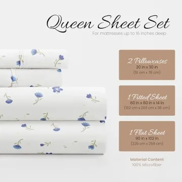 Luxurious Queen Sheet Set - Soft & Breathable Comfort