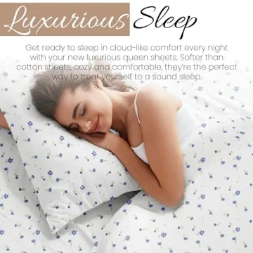 Luxurious Queen Sheet Set - Soft & Breathable Comfort