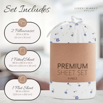 Luxurious Queen Sheet Set - Soft & Breathable Comfort