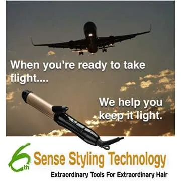 2 in 1 Mini Flat Iron and Curling Iron for Travel