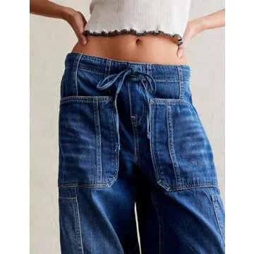 Shop EZAPINE Women’s Vintage Wide Leg Jeans for Comfort