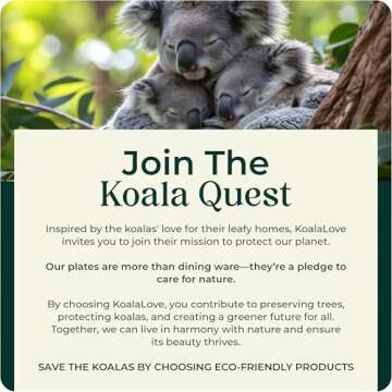 Palm Leaf Plates 10&6 Inch Bamboo Plates Disposable 50 Pack Bulk Eco-Friendly Biodegradable Compostable Plates Best Alternative To Wooden Plastic Paper Plates By KoalaLove