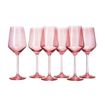 Elegant Red Rose Wine Glass Set of 6 for All Occasions