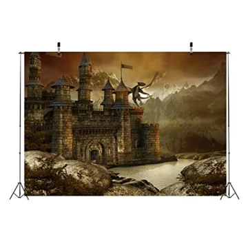 BELECO 7x5FT Fantasy Castle Backdrop for Events