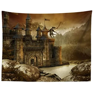 BELECO 7x5FT Fantasy Castle Backdrop for Events