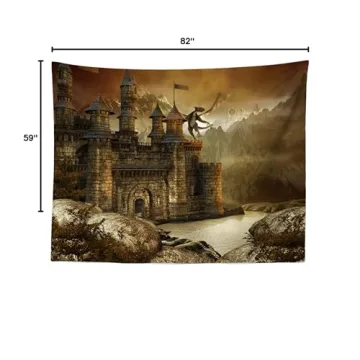 BELECO 7x5FT Fantasy Castle Backdrop for Events