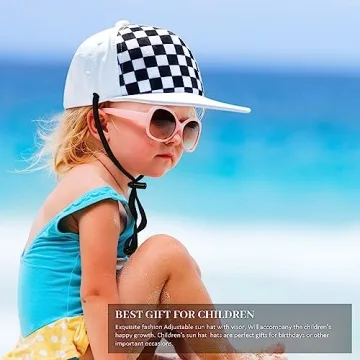 DANMY Kids Cotton Sun Hat for Toddlers 0-5 Years