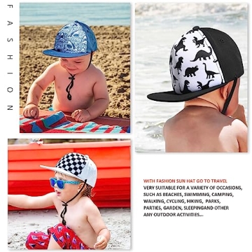 DANMY Kids Cotton Sun Hat for Toddlers 0-5 Years