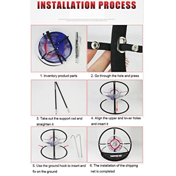 YouKang Golf Chipping Net for Accurate Swing Practice