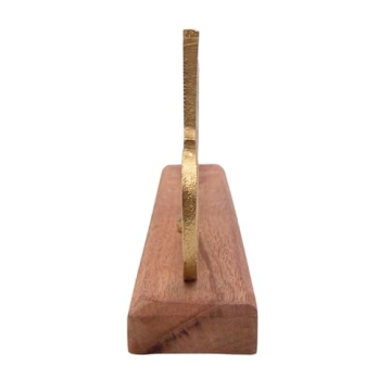 Gold Toned Merry Christmas Sign for Festive Decor