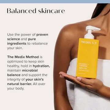 Medix 5.5 Brightening Vitamin C Lotion + Coconut Oil Moisturizer Skin Care Set | Body Cream & Face Lotion Bundle | Firming Body Lotion Set For Women, Crepey Skin Treatment, Wrinkles, Cellulite, 2PC