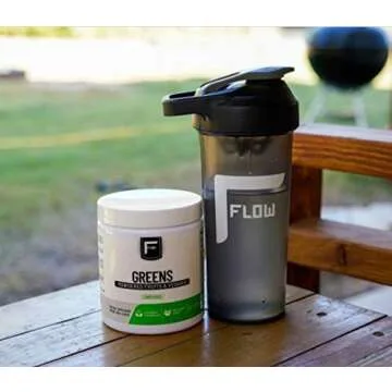 Flow Supplements Greens Powdered Fruits and Veggies Lemon Grass - 6.45 oz.