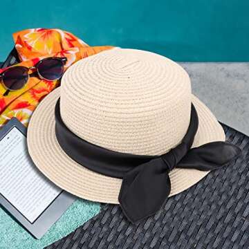 TopTie 23 Inch Square Satin Scarf, Handkerchief Bandana, Head Scarf Neck Gaiter - Royal Blue