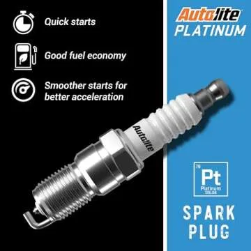Autolite Platinum AP5143 Automotive Replacement Spark Plugs (4 Pack)