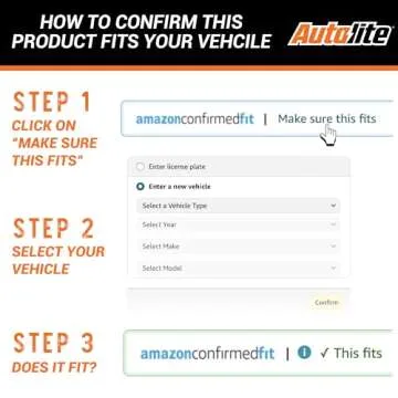 Autolite Platinum AP5143 Automotive Replacement Spark Plugs (4 Pack)