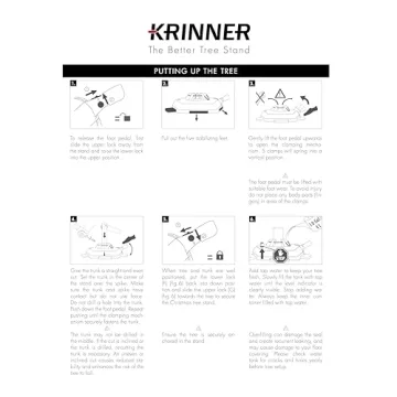 Krinner Tree Genie L Gen 2 Christmas Stand with Water Indicator