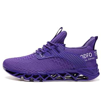 Ezkrwxn Purple Women Athletic Shoes - Breathable and Comfortable Sneakers