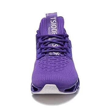 Ezkrwxn Purple Women Athletic Shoes for Fitness and Style