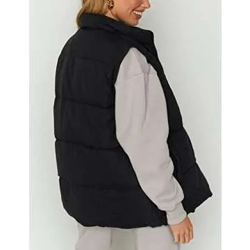 Zhiyouni Women's Puffer Vest - Cozy and Stylish Outerwear