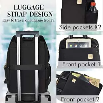 Stylish Laptop Backpack for Women - Slim & Functional
