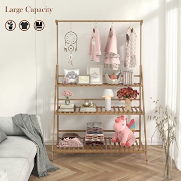 Stylish Veakoo Bamboo Hanging Plant Stand for All Spaces