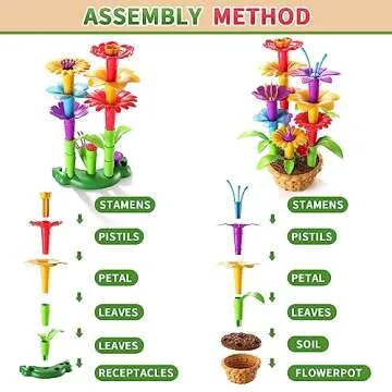 Garbo Star Garden Building Toy Set for Girls 3-6 Years