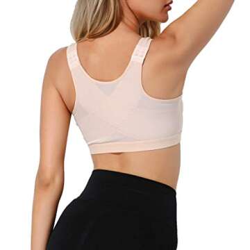 Comfort Wireless Sports Bra for Post Surgery Support