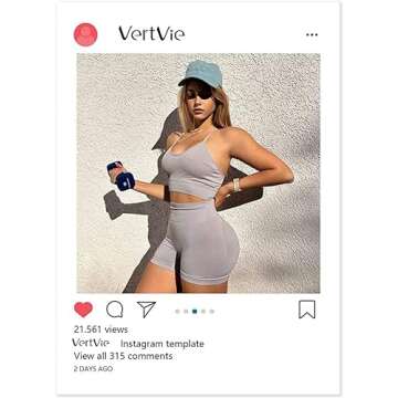 Stylish Vertvie 3 Pack Sports Bras for Women - Comfort & Style