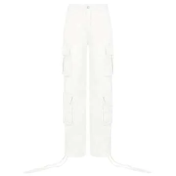 QYANGG Cargo Pants: Trendy High-Waisted Comfort