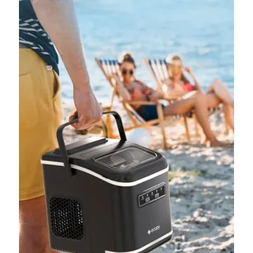 Ecozy Countertop Ice Maker - Self-Cleaning, 26lbs Daily