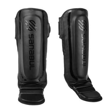 Sanabul Kickboxing Shin Guards - Ergonomic & Protective
